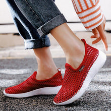 Load image into Gallery viewer, Sport Mesh Breathable Women Shoes Fashion Sports Soft Comfortable Women Shoes Fashion Slip-On Sports Shoes Soft Sole Breathable Comfortable Running Walking Shoes
