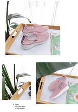 Load image into Gallery viewer, Sport Mesh Breathable Women Shoes Fashion Sports Soft Comfortable Women Shoes Fashion Slip-On Sports Shoes Soft Sole Breathable Comfortable Running Walking Shoes
