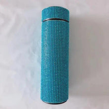 Load image into Gallery viewer, Sport Sterlling Creative Diamond Thermos Bottle Water Bottle Stainless Steel Smart Temperature Display Vacuum Flask Mug Gift for Men Women
