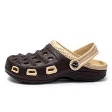 Load image into Gallery viewer, Sport Summer Flip Flop Slipper Mans Summer Sandals Working Gym Non Slip Water Shoes With Adjustable Strap Lightweight Slip On Leather Clogs
