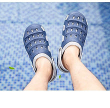 Load image into Gallery viewer, Sport Summer Flip Flop Slipper Mans Summer Sandals Working Gym Non Slip Water Shoes With Adjustable Strap Lightweight Slip On Leather Clogs
