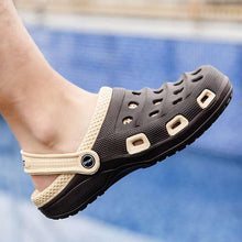 Load image into Gallery viewer, Sport Summer Flip Flop Slipper Mans Summer Sandals Working Gym Non Slip Water Shoes With Adjustable Strap Lightweight Slip On Leather Clogs
