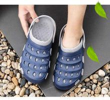Load image into Gallery viewer, Sport Summer Flip Flop Slipper Mans Summer Sandals Working Gym Non Slip Water Shoes With Adjustable Strap Lightweight Slip On Leather Clogs

