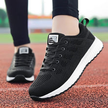 Load image into Gallery viewer, Sport Women Casual Shoes Fashion Breathable Walking Mesh Flat Sneakers Women Gym Vulcanized Tenis Walking Shoes Breathable Lightweight Casual Comfort Fashion Sneaker
