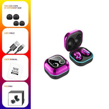 Load image into Gallery viewer, Sports Black Headphones Wireless Wearable Music Player Built-in Memory Sweatproof  WaterproofWireless Bluetooth Headphones 5.1 Gaming Headset In Ear HiFi Sports Noise Cancel Earphone For Smartphones LED Display For Sports Running Workout
