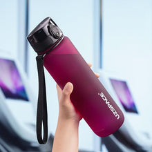 Load image into Gallery viewer, Sports Water Bottles With Time Marker Portable Leakproof Outdoor Shaker My Bottle Tritan Plastic Eco-Friendly Drinkware BPA Free Leakproof Outdoor Sport Direct Drinking Plastic Eco-Friendly Drinkware Water bottle
