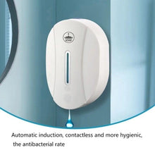Load image into Gallery viewer, Spray Touchless Automatic Sensor Foam Soap Dispenser Hand Sanitizer Liquid Gel Alcohol Spray Wall Mounted Bathroom Device Tools Easy Refill Soap &amp; Sanitizer Holder Hand Free Sensor Wall Mount Adjustable Liquid Gel
