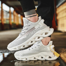 Load image into Gallery viewer, Spring Breathable Men's Sneakers Mesh Casual Shoes Blade Design Tenis Sneakers Summer White Outdoor Running Tennis Blade Sneakers Sport Fashion Comfortable Casual Gym Sneakers
