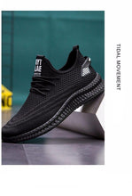Load image into Gallery viewer, Spring New Men Sneakers White Fashion Flat Casual Mesh Breathable Walking Sneakers Lightweight Running Trainers Mesh Comfortable Sport Fashion Lace Up Mens Sneakers
