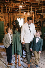 Load image into Gallery viewer, Spruce Plaid Boys Tie
