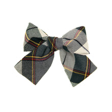Load image into Gallery viewer, Spruce Plaid Petite Hair Bow
