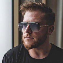 Load image into Gallery viewer, Square Sunglasses for Men Classic Oversized Sun Glasses Men And Women New Fashionable Street Snap Style New Frameless Sunglasses New Popular Square Shape Sunglasses For Men &amp; Women
