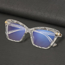 Load image into Gallery viewer, Square Women Reading Glasses Frame Crystal Multi-section  Optical Computer Glasses Square Design Reading Glasses For Women Light Blocking Computer Reader Glasses For Men And Women
