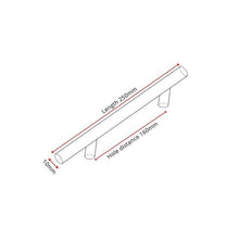 Load image into Gallery viewer, Stainless Steel Cabinet Handles Diameter 10mm Kitchen Door T Bar Straight Handle Pull Knobs Furniture Hardware European Bar Style Cabinet Pull
