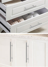 Load image into Gallery viewer, Stainless Steel Cabinet Handles Diameter 10mm Kitchen Door T Bar Straight Handle Pull Knobs Furniture Hardware European Bar Style Cabinet Pull

