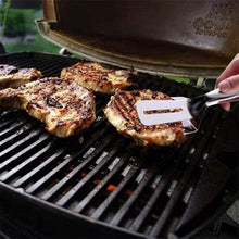 Load image into Gallery viewer, Stainless Steel Frying Shovel Clip Multifunctional Steak BBQ Tongs Pancake Fried Pizza Steak Fish Spatula Bread Kitchen Tool Stainless Steel Cooking Tongs Multifunctional Kitchen Tongs for Making Salads and Flipping Steak Clamps
