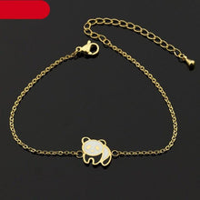 Load image into Gallery viewer, Stainless Steel Gold Cute Panda Cuff Bracelet Women Fashion Jewelry Animal Charm Panda Bracelet For Women Sterling Silver Panda Bracelets Cute Animal Jewelry Gifts For Women Girls
