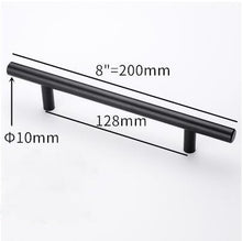 Load image into Gallery viewer, Stainless Steel Kitchen Door Cabinet T Bar Handle Pull Knob Door Pull Handle Stainless Door Handle Stainless Steel Hollow Bar Drawer Pulls Cupboard Knob For Kitchen Furniture
