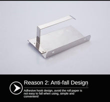 Load image into Gallery viewer, Stainless Steel Toilet Paper Holder Bathroom Wall Mount Paper Phone Holder Shelf Towel Roll Shelf Accessories Bathroom Tissue Roll Holder With Phone Shelf Stainless Steel Tissue Paper Dispenser Brushed Finished Wall Mount
