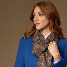 Load image into Gallery viewer, Uffizi - Wool Scarf - Tuscan Blue
