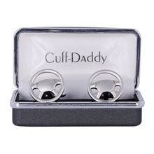 Load image into Gallery viewer, Modern Steering Wheel Cufflinks
