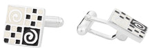 Load image into Gallery viewer, Sterling Silver Art Cufflinks
