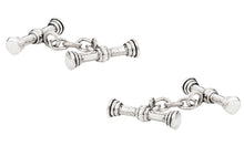 Load image into Gallery viewer, Sterling Silver Stick Cufflinks
