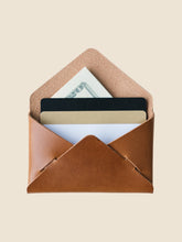 Load image into Gallery viewer, Envelope Wallet - Tobacco
