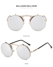 Load image into Gallery viewer, Stlylish And Attractive Long Keeper Sunglasses New Flip Sun Glasses For Men &amp; Women Double Lens Clear Alloy Frame Eyewear Eyeglasses Colourfull Design
