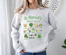 Load image into Gallery viewer, St Patrick&#39;s Taylor&#39;s Version Tee OR Sweatshirt

