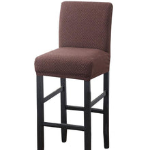 Load image into Gallery viewer, Stretch High-Hoot Bar Stool Chair Cover Polar Fleece Solid Color Bar Cafe Front Desk Restaurant Wedding Chair Protective Cover Stretch Chair Cover For Dining Room Elastic Material Slipcover For Office Chair
