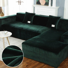 Load image into Gallery viewer, Stretchable Couch Cover Lounge  Sofa Slipcover  Furniture Cover Machine Washable Elasticated Sofa Covers Chaise Longue For Living Room Corner Armchair Elastic Cushion Couch Furniture 3 Seater Slipcover For Home
