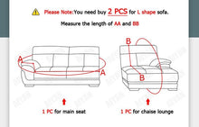 Load image into Gallery viewer, Stretchable Couch Cover Lounge  Sofa Slipcover  Furniture Cover Machine Washable Elasticated Sofa Covers Chaise Longue For Living Room Corner Armchair Elastic Cushion Couch Furniture 3 Seater Slipcover For Home
