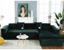 Load image into Gallery viewer, Stretchable Couch Cover Lounge  Sofa Slipcover  Furniture Cover Machine Washable Elasticated Sofa Covers Chaise Longue For Living Room Corner Armchair Elastic Cushion Couch Furniture 3 Seater Slipcover For Home
