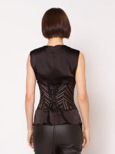 Load image into Gallery viewer, Stripe Bustier with Front Buttons
