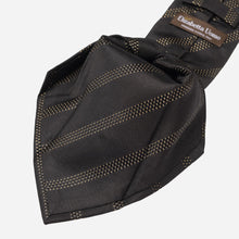Load image into Gallery viewer, Milano - Silk Jacquard Tie - Black and Gold
