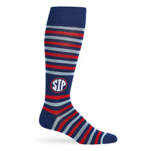 Load image into Gallery viewer, Stripe Sip Dress Socks
