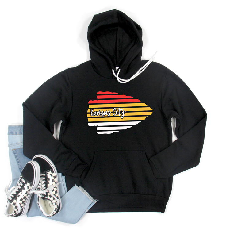 Striped Arrowhead Tee OR Sweatshirt