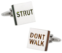 Load image into Gallery viewer, Strut Don't Walk Cufflinks

