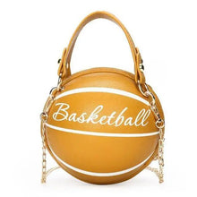 Load image into Gallery viewer, Stunning Ball Purses For Teenagers And Women Stylish Shoulder Bags, Crossbody Chain Hand Bags Personalit Leather Pink Basketball Bag For Females
