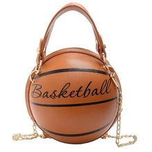 Load image into Gallery viewer, Stunning Ball Purses For Teenagers And Women Stylish Shoulder Bags, Crossbody Chain Hand Bags Personalit Leather Pink Basketball Bag For Females
