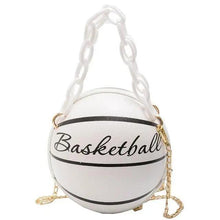 Load image into Gallery viewer, Stunning Ball Purses For Teenagers And Women Stylish Shoulder Bags, Crossbody Chain Hand Bags Personalit Leather Pink Basketball Bag For Females
