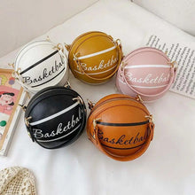 Load image into Gallery viewer, Stunning Ball Purses For Teenagers And Women Stylish Shoulder Bags, Crossbody Chain Hand Bags Personalit Leather Pink Basketball Bag For Females
