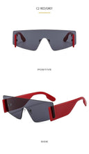 Load image into Gallery viewer, Stylish Big Rimless Classic Sunglasses In Square Shape For Women &amp; Men New Oversize &amp; Retro Style Sunglasses  Rectangle Shape Eyewear Shades Oversized Fashion Sunglasses For Women
