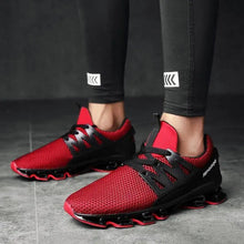 Load image into Gallery viewer, Stylish Black Mens Soft Casual Sneakers Breathable Comfort Sport Elegant Men Sneakers

