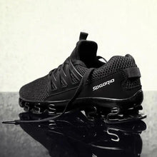 Load image into Gallery viewer, Stylish Black Mens Soft Casual Sneakers Breathable Comfort Sport Elegant Men Sneakers
