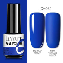 Load image into Gallery viewer, Stylish Blue Womens Nail Gel Polish Permanent UV Gel Popular High Quality Colorful Nail Polish Gel For Girls
