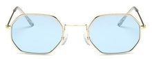 Load image into Gallery viewer, Stylish Hexagon Trendy Colorful Sunglasses For Women New Metal Luxury Summer Eyewear Women New Stainless Steel Lightweight Frame Cool Style Outdoor Travel UV Glasses
