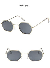 Load image into Gallery viewer, Stylish Hexagon Trendy Colorful Sunglasses For Women New Metal Luxury Summer Eyewear Women New Stainless Steel Lightweight Frame Cool Style Outdoor Travel UV Glasses
