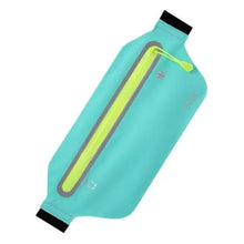 Load image into Gallery viewer, Stylish Hidden Waist Bag Sports Phone Men's Belt Bag Ultra-Thin Waterproof Mini Fanny Pack Black Reflective Runners Belt Jogging Pocket Belt
